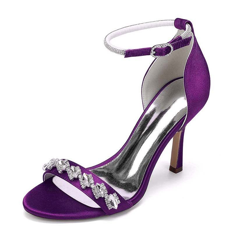 Bridal Ankle Strap Heels for Elegant Weddings