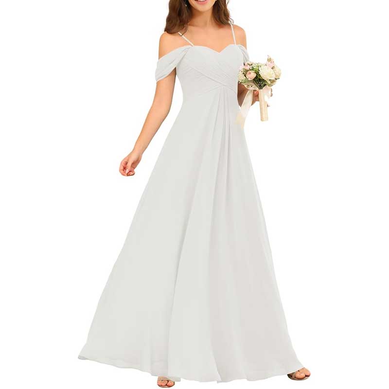 Custom-Made Chiffon Bridesmaid Gowns – Long, Flowy & Perfect for Any Wedding Theme