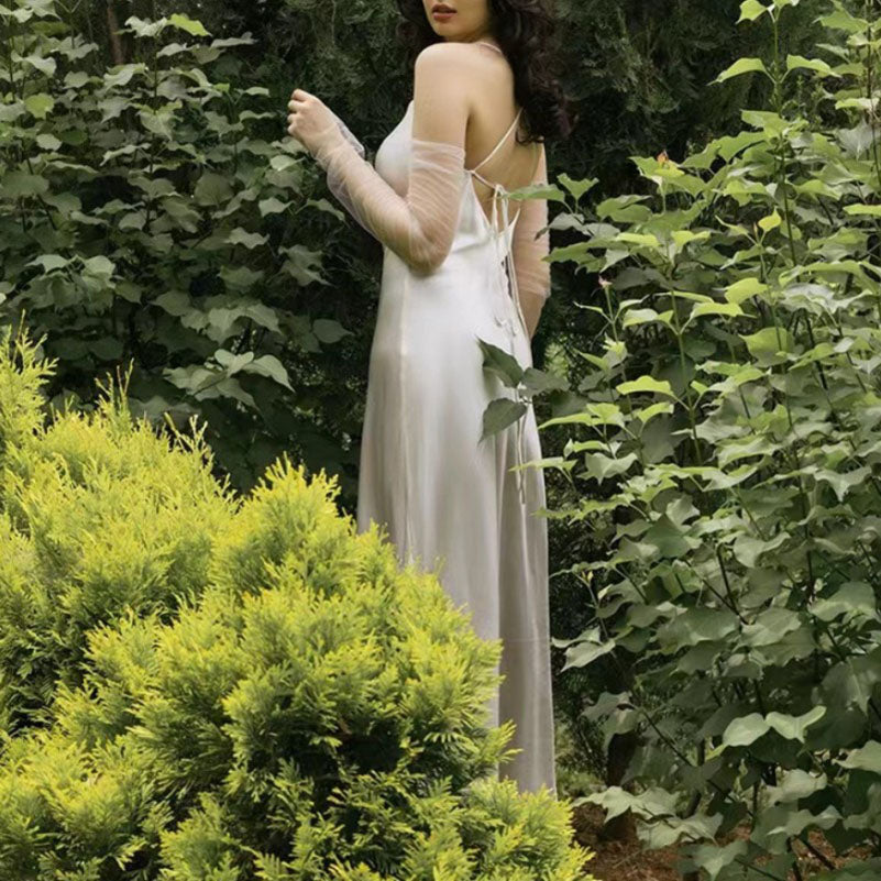 Mesh Tulle Gloves for Wedding Bridal