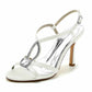 Women's Rhinestones Strappy High Heel Sandals Bridal Shoes