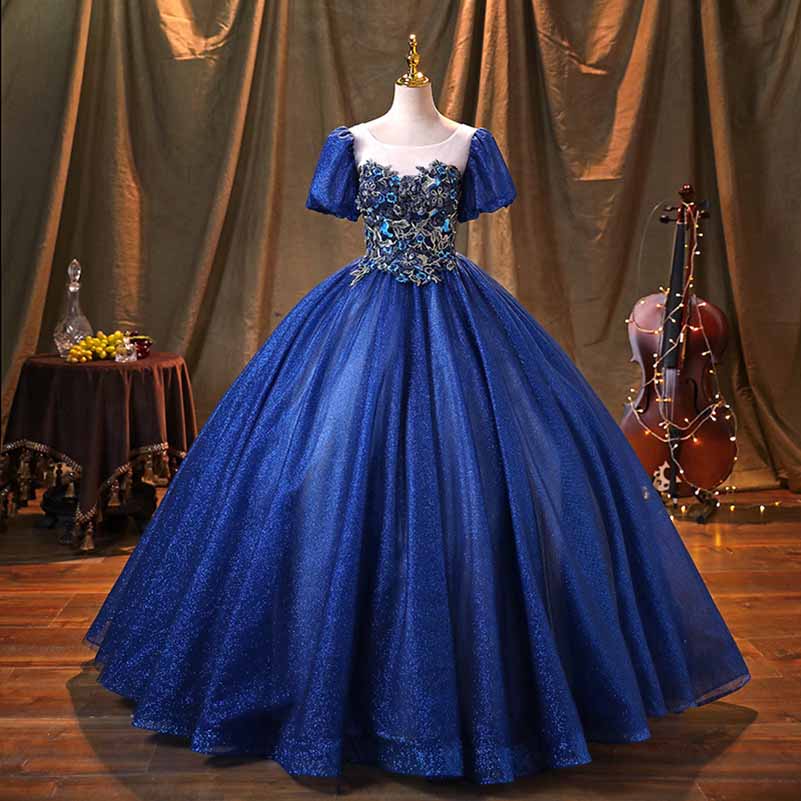 Royal Blue Princess Ball Gown Quinceanera Prom Dress Birthday Party Go SD Dresscode & Fashiontrends Royal Blue Princess Ball Gown Quinceanera Prom Dress Birthday Party Go SD Dresscode & Fashiontrends