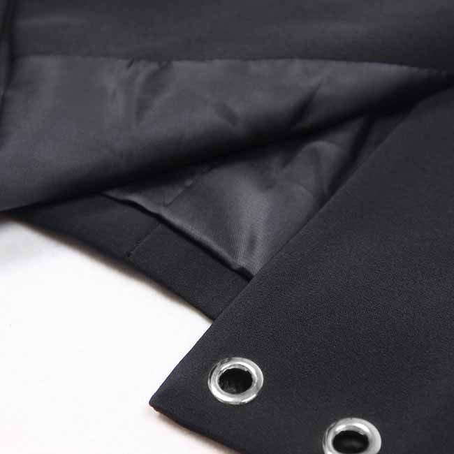 Women's little short blazer dress in black white