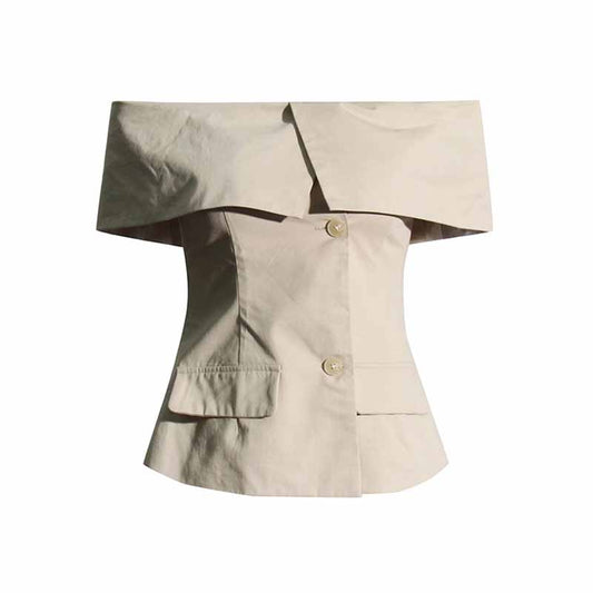 Women's Off-Shoulder Corset Top