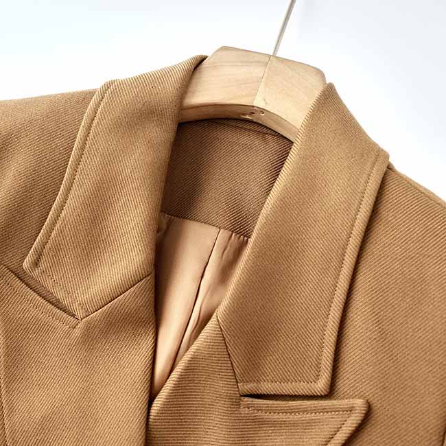 Women's lassic Coat Long Windbreaker Coat Single Breasted Belted Coat