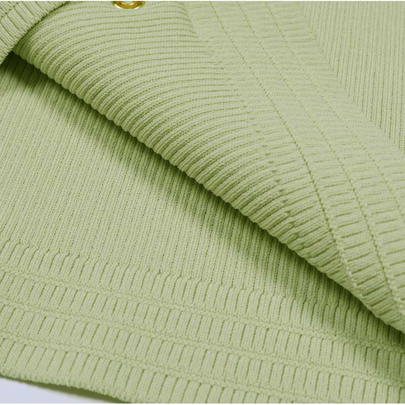 Women's Mini Knit Dress V-Neck