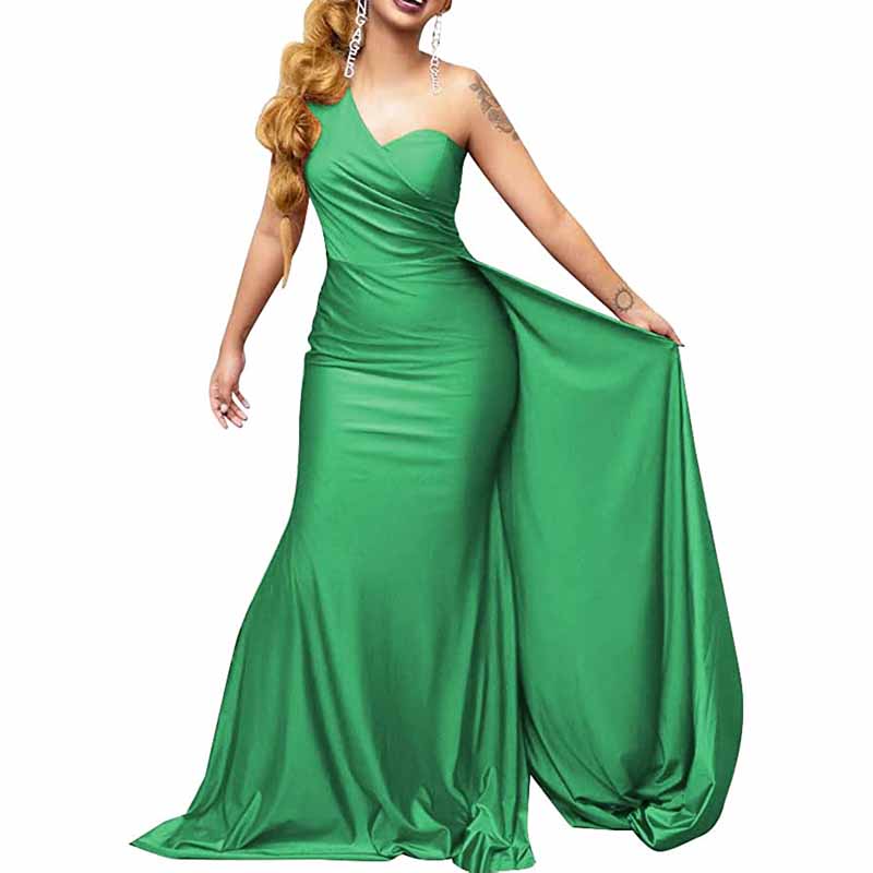  SDRESS Bridesmaid Dresses with Glove Strapless Velvet Mermaid  Prom Dresses High Split Black US2: Clothing, Shoes & Jewelry