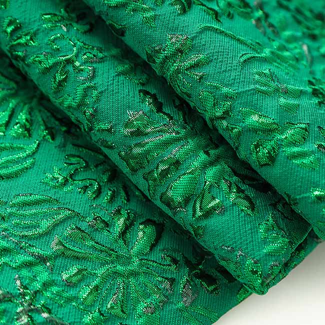 Green 3D Embroidered Suit Formal Pantsuit Stage Performance Two Pieces Suit