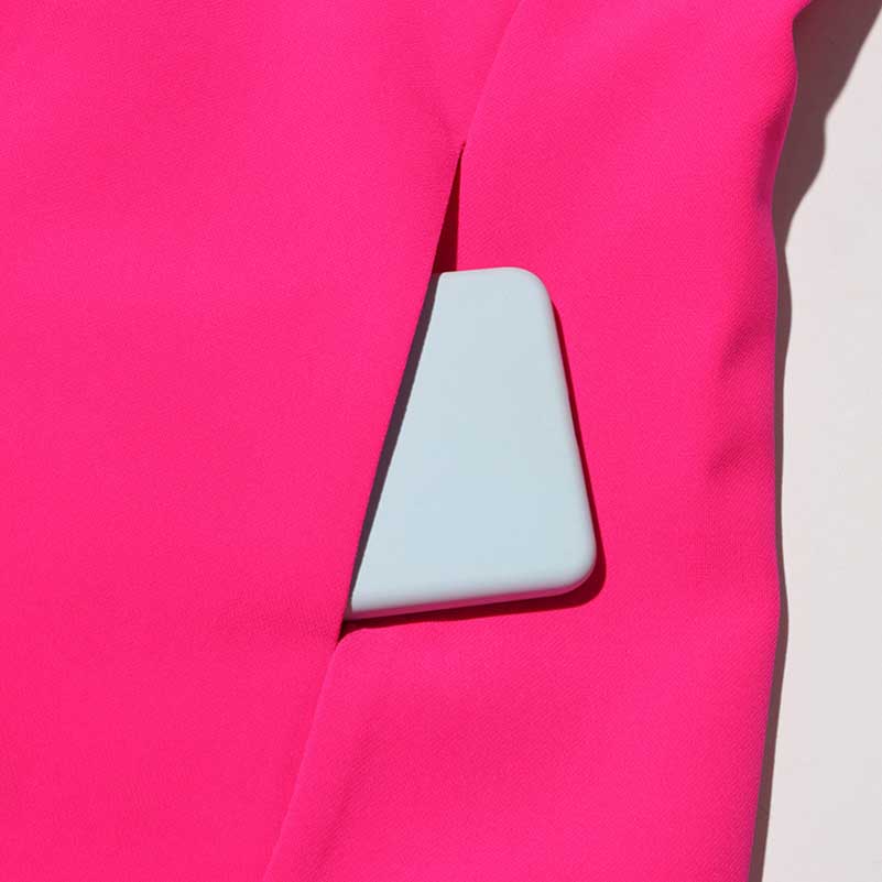 Sleeveless Pink A-Line Mini Dress With Bow Shoulder Straps