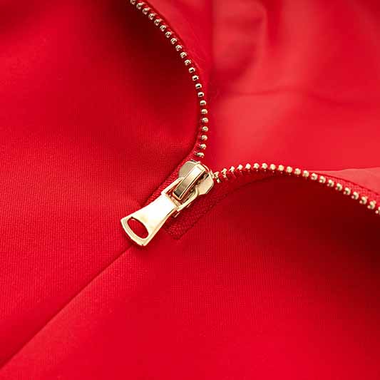 Women's Golden Lion Buttons Red Skirts Blazer Suit Jacket + High Waist Skirts Belt Suit