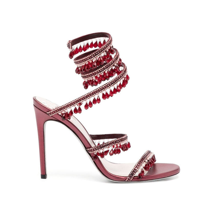 Crystal Wrap Heels – Glamorous Stiletto Sandals