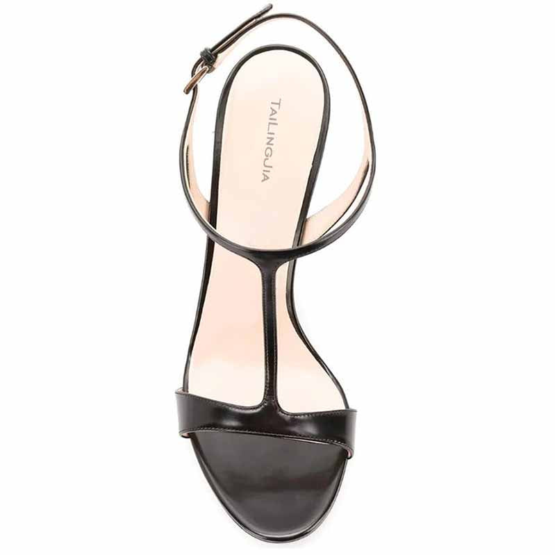 Open Toe Ankle Strap Stiletto Heel Dress Sandals Elegant Wedding Party Shoes