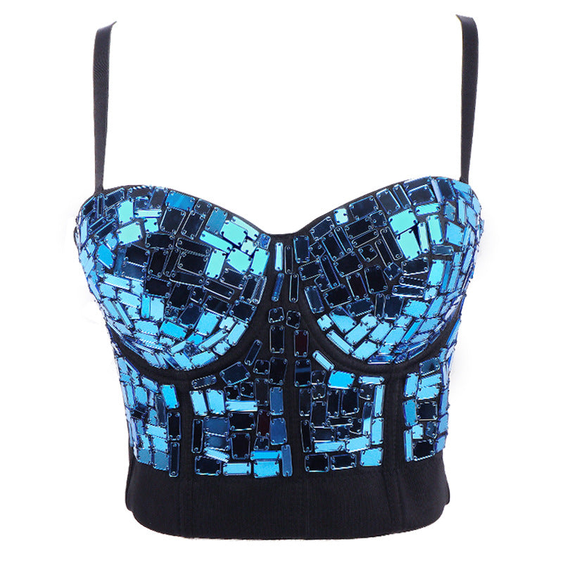 Sexy Corset for Carnival Disco Party Banquet Hall Stage Corset Vest