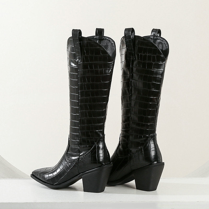 Women Cowboy Western Boots Blue | Brown | Black | White