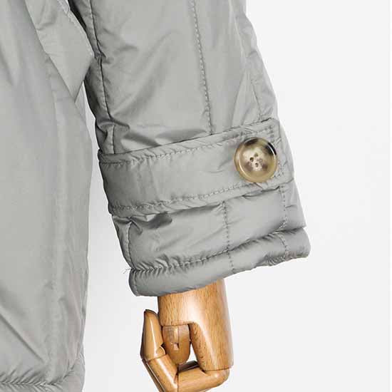 Women's winter down jacket coat lace up outwear casual warm coat