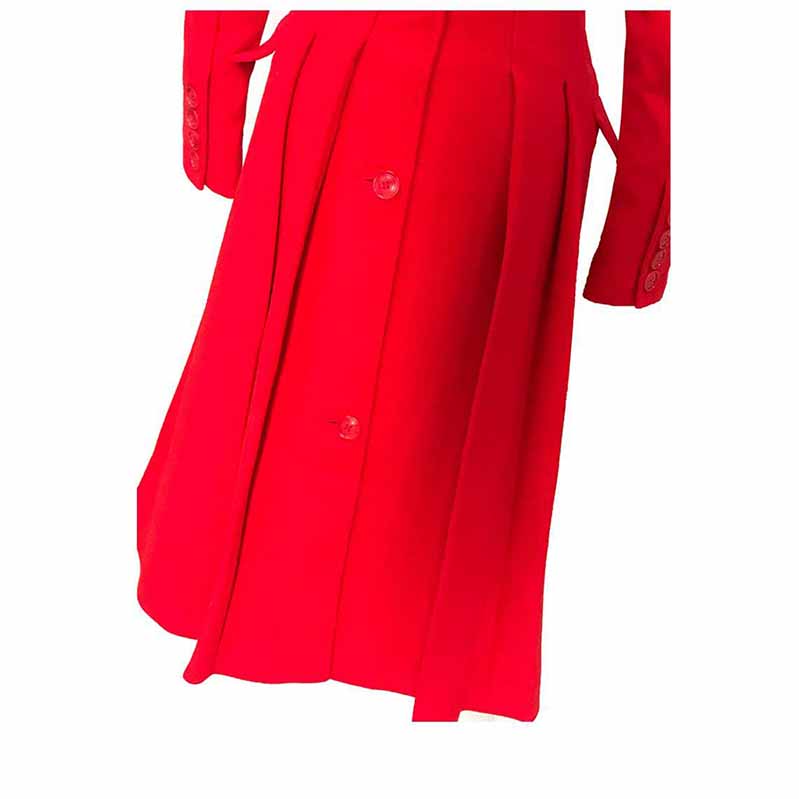 Womens Long Winter Coats Outfits Woolen Coatdress for Wedding Guests Bride Wind-breaker