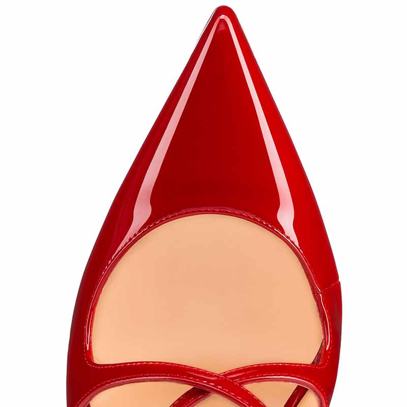 Womens High Heels Pointed Toe Pumps Crossed Strap Stilettos Bridal Shoes