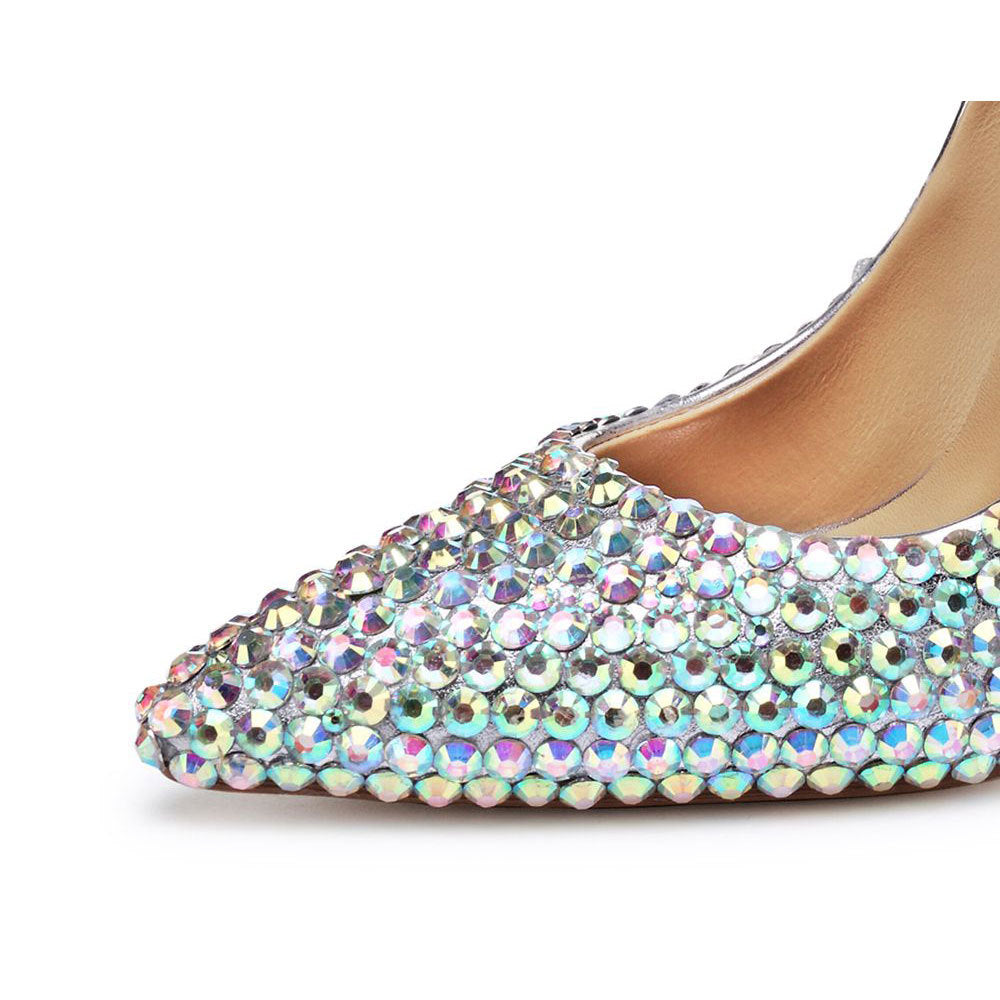Tucomosi Sea Horse Heel Sequin Wedding Shoes