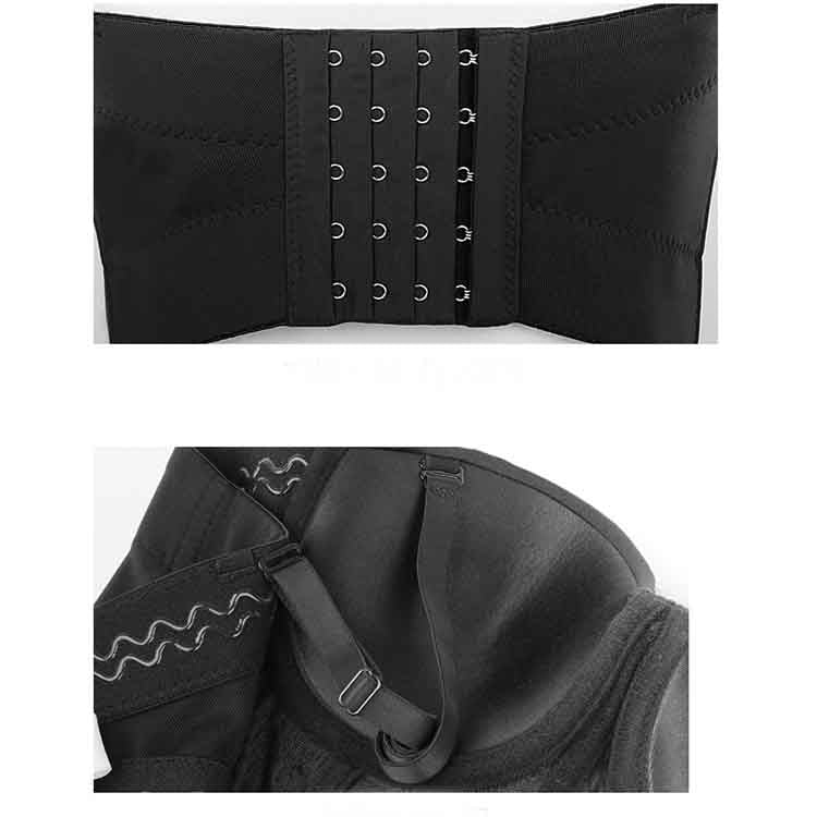 Womens Red Crop Tops Spaghetti Straps Beaded Push Up Corset Bra Party Black Top