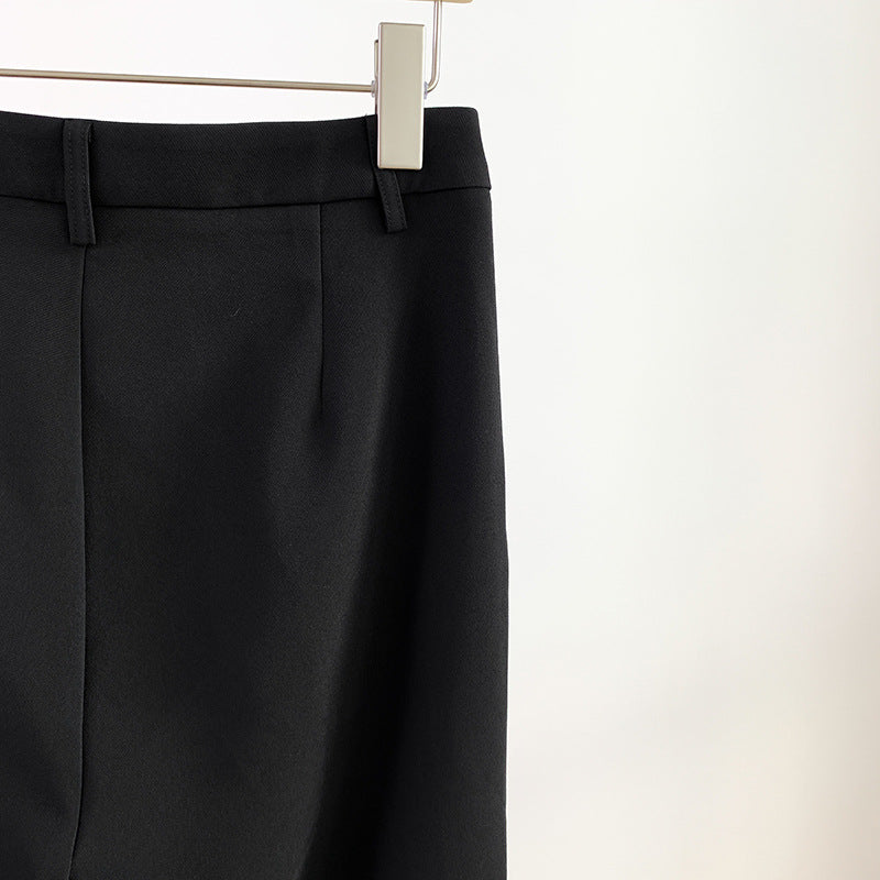 Women Suits 2 Piece One Button Blazer With Flare Pants Suit