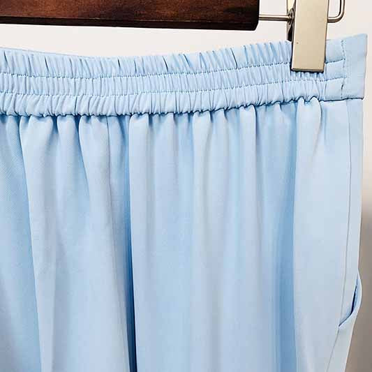 Women's Colorblocked Pantsuit Two Piece White Troubles Set