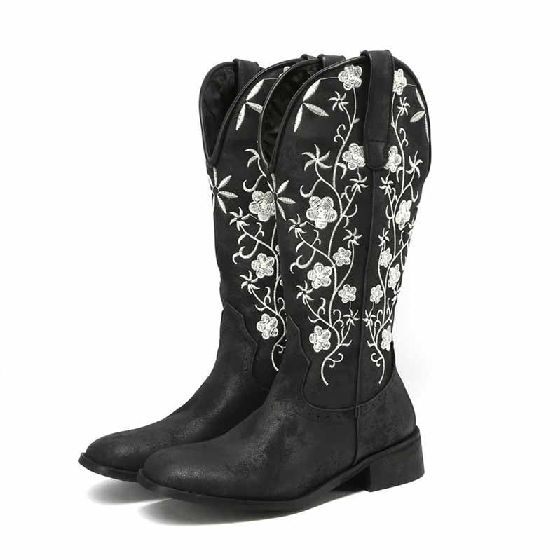 Women's Western Boot Cowgirl Floral Fantasy Cowgirl Fashion Boots