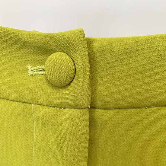 Women's Applegreen Lace-Up 2 Piece Bell-bottomed Pantsuit