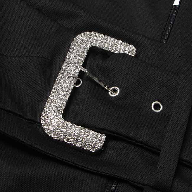 Womens Sexy Black Bodysuit Long Sleeve Top