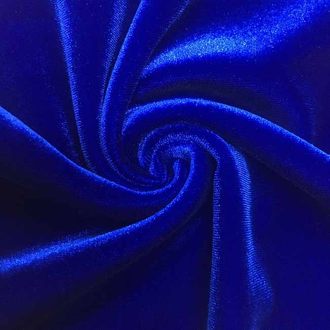 Women Royal Blue Velvet Blazer 2 Piece Suit + Wide Leg Pants suit