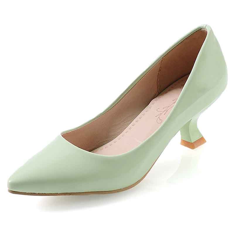 Classic Slip on Dress Shoes 50mm Stilettos Pointed Toe Low Heel Pumps – SD  Dresscode & Fashiontrends