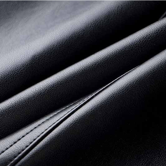 Womens PU Faux Leather Overalls Gold Buttons Dress Black Suspender Skirt