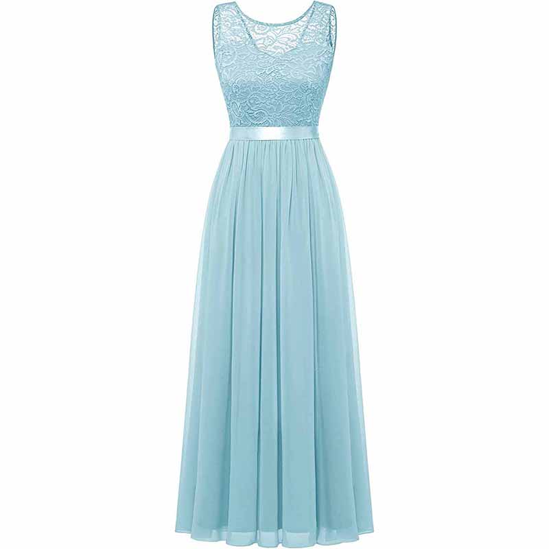 Women's Floral Lace Bridesmaid Dress A-line Swing Party Dress Short/Lo SD Dresscode & Fashiontrends Women's Floral Lace Bridesmaid Dress A-line Swing Party Dress Short/Lo SD Dresscode & Fashiontrends