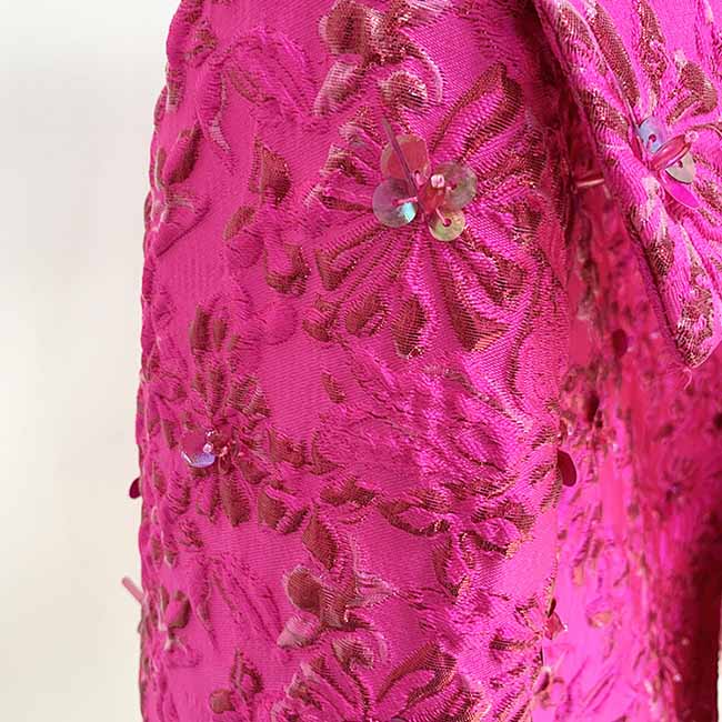 Women Luxury Hand Made 3D Flowers Embroidery Blazer / Dress