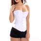 Women's Bustier Corset Top Sexy Lingerie Sets Satin Waist Cincher Body Shaper Bustier