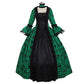 Medieval Court Long Dress Halloween Cosplay Costume 19040