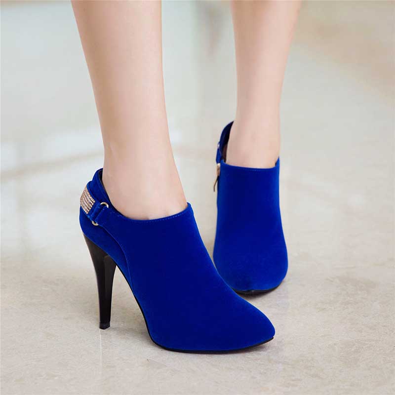 Women's Platform Stiletto High Heel Ankle Booties