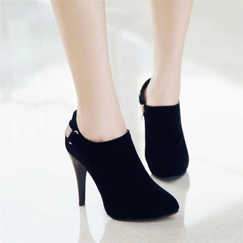 Women's Platform Stiletto High Heel Ankle Booties