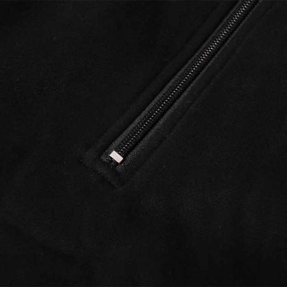 Women's Off Shoulder Hoodie Rib Knitted Cuffs Zipper Hoodie