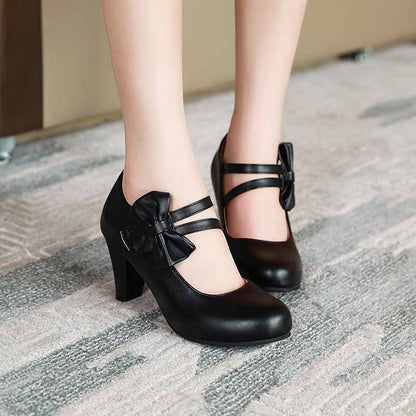 Womens Platform Pumps Ladies Sexy High Heeled Shoes With Bows
