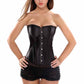 Women's Bustier Corset Top Sexy Lingerie Sets Satin Waist Cincher Body Shaper Bustier