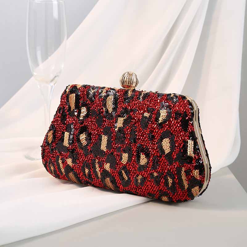 Evening Clutch Bag Sequin Purses Party Handbag