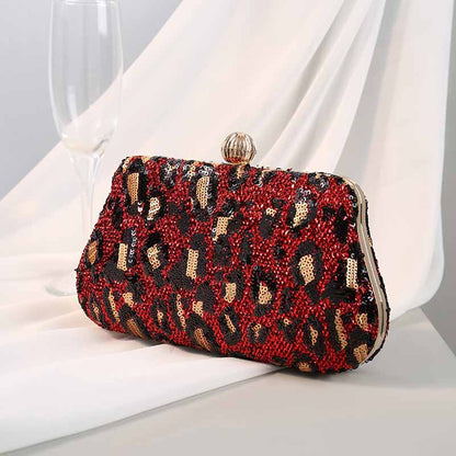 Evening Clutch Bag Sequin Purses Party Handbag