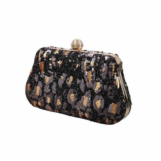 Evening Clutch Bag Sequin Purses Party Handbag