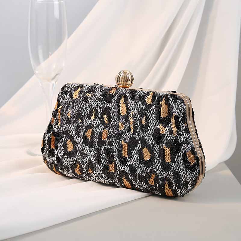 Evening Clutch Bag Sequin Purses Party Handbag