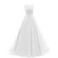 Lace Homecoming Dress Round Neck Wedding Prom Gown