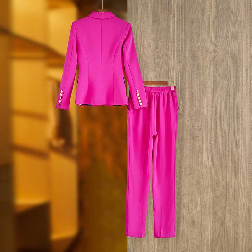 Hot Pink Pantsuit Women