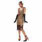 Women’s 1920s Flapper Dress Roaring 20s Sequins Beaded Fringe Gatsby Dress