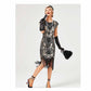 Women's Gatsby Dress - 1920s Flapper Dress Sequin Beaded Dress for Party