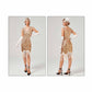 Women’s 1920s Flapper Dress Roaring 20s Sequins Beaded Fringe Gatsby Dress