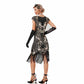 Women's Gatsby Dress - 1920s Flapper Dress Sequin Beaded Dress for Party