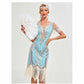 Women’s 1920s Flapper Dress Roaring 20s Cold Shoulder Fringe Gatsby Dress